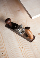 Hand plane. Joiner's (carpenter's) tool.
