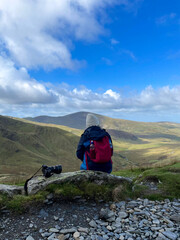Fototapeta premium hiking in the mountains