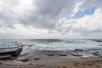 Shellharbour Beach, New South Wales, Coastline and Crashing Waves