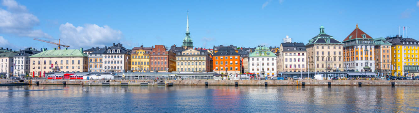 Colorful Houses Of Stockholm Old Town