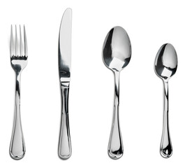 Knife, Fork and Spoons - obrazy, fototapety, plakaty