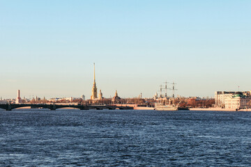 Fototapeta premium Nature, sights, architecture and life of the city of Russia Saint Petersburg