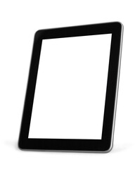 Tablet computer  on white background