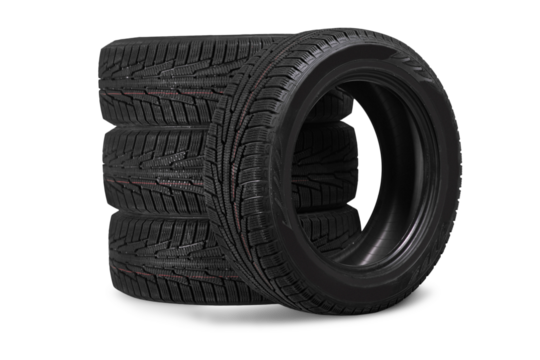 Tires objects isolated on  background