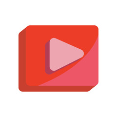 red play button