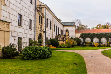 Fototapeta na wymiar Palace in Castolovice, Czech Republic