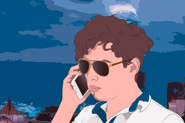 una noche en la terraza del edificio 