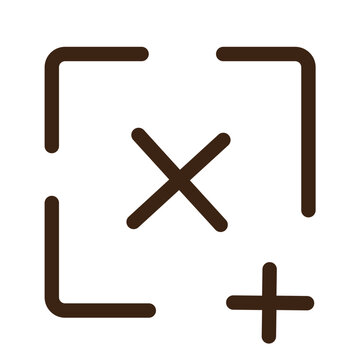 add variable x mathematical cross icon