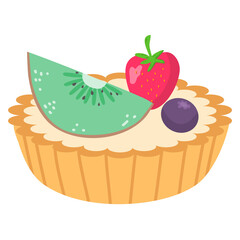 fruit pie kiwi