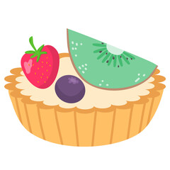 tart with fresh fruit