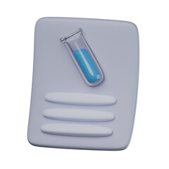 3D Laboratory Test Illustration