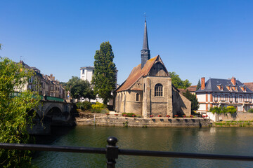 Catholic church of Saint-Maurice in Sens, Burgundy, France