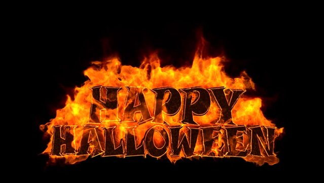 Fire 3D Text_205_cam-A_Front_Font-A_a_[HAPPY HALLOWEEN En]