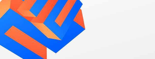 3d line geometric creative abstract background. Trendy techno business template for wallpaper, banner, background or landing