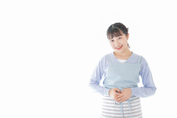 ほほえむ若い主婦