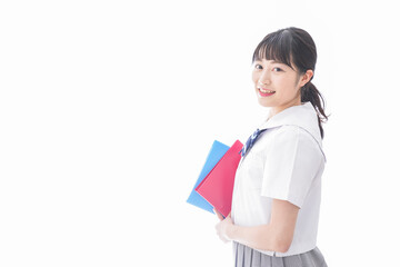 テキストを持つ学生