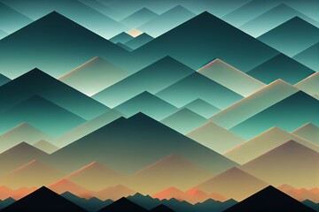abstract background vector mountains