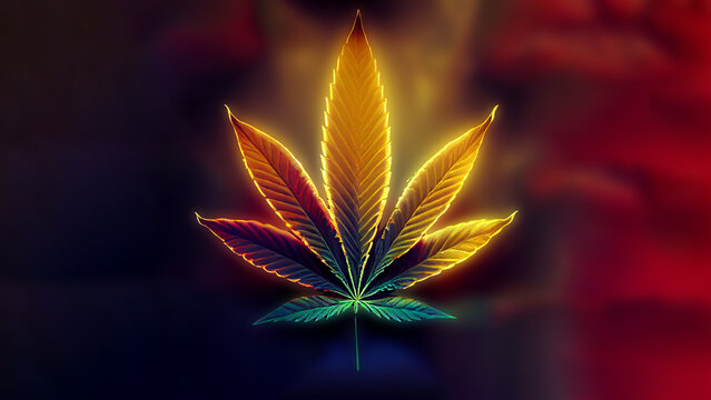 Weed Leaf CBD THC Marijuana Hemp Gold Investment Business HD Wallpaper 4k