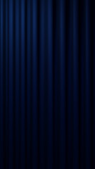 青色のカーテンの布。高級なイメージの背景画像。（縦長）