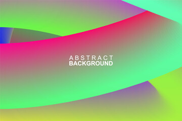 Abstract background colorful curved and fluid style, vector illustration
