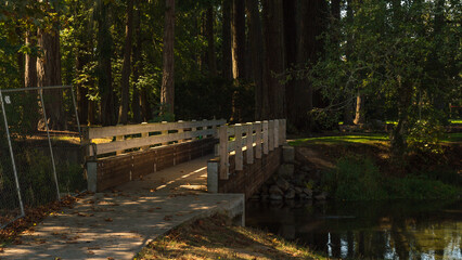 STAYTON-JORDAN COVERED BRIDGE at the Pioneer Park, Oregon