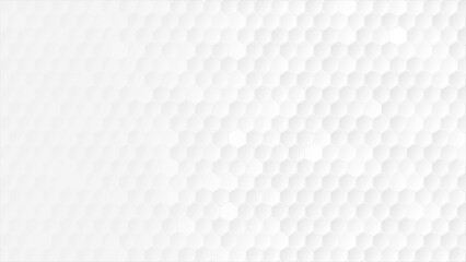 Fototapeta premium Grey geometric hexagons abstract technology background