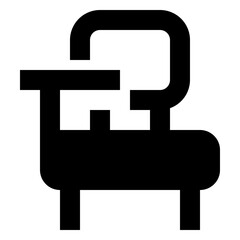 Icon Chair With Style Glyph