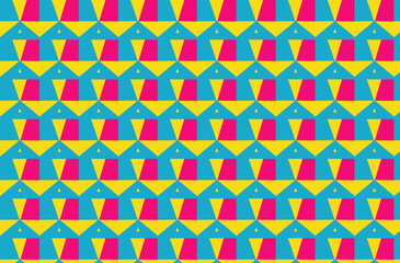 seamless geometric pattern with triangles