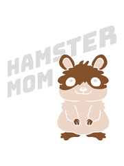 Design Logo Hamster Mom 