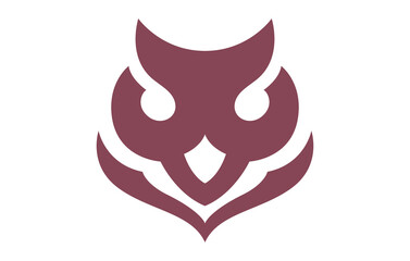 Owl Head Logo Design Template