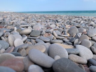 stones on the sea