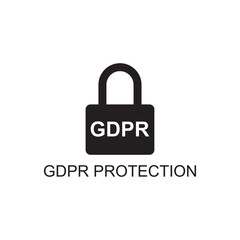 gdpr protection icon , safety icon