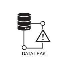 data leak icon , safety icon