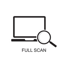 full scan icon , technology icon