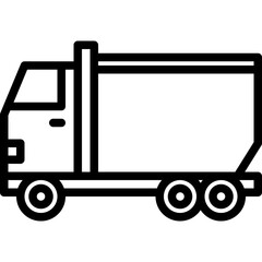 Truckstructure outline icon