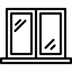 Windowstructure outline icon