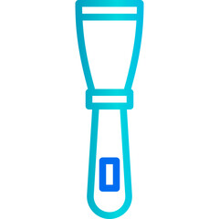 Putty knifestructure outline icon