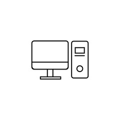 Devices and Electronics related line icons