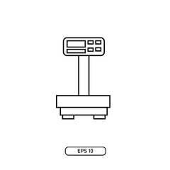 weighing icon with a simple design