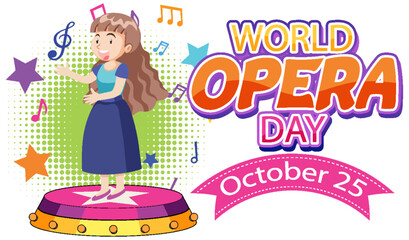 World Opera Day Poster Design