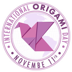 International Origami Day Logo Design