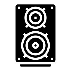 loudspeaker glyph icon