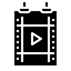 movie glyph icon
