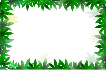 cannabis leaf background