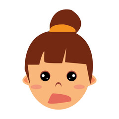 Fototapeta premium Woman Cute Character Illustration