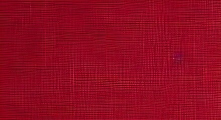 Fototapeta premium texture of natural red fabric or cloth in light red color. Fabric texture of natural cotton or linen textile material. Red canvas background.