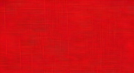 Fototapeta premium texture of natural red fabric or cloth in light red color. Fabric texture of natural cotton or linen textile material. Red canvas background.