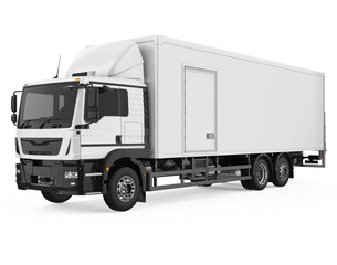 Delivery Truck Isolated