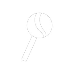 Halloween icon vector isolated on a white background. Perfect for coloring book, textiles, icon, web, painting, children's books, t-shirt print