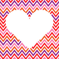 Obraz premium Vector pattern colorful hearts on white background. Color pattern with hearts. Space pattern hearts. Backdrop for valentines day or card love.